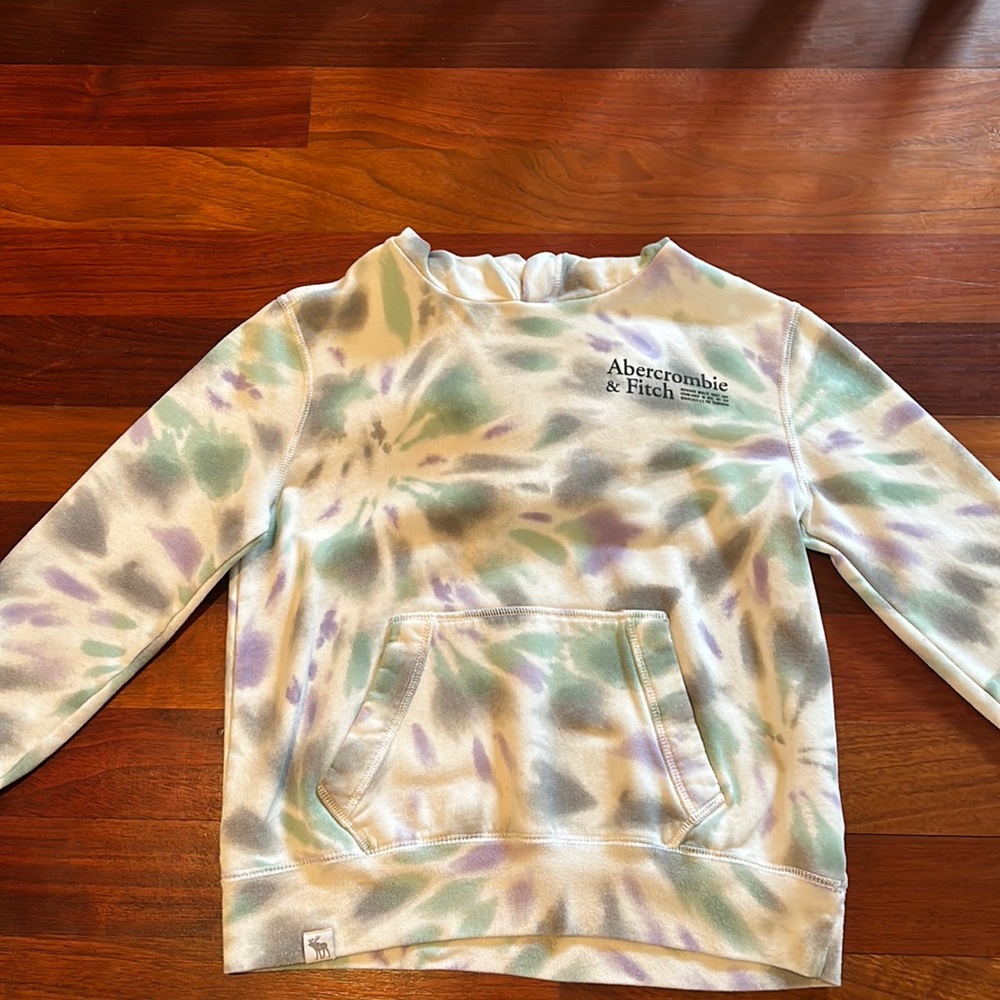 Abercrombie and fitch girls tie dye hoodie